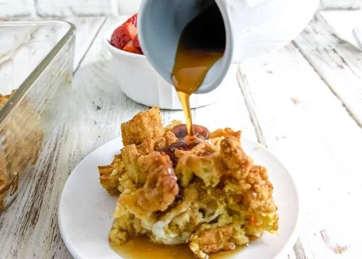 Chicken and Waffle Casserole