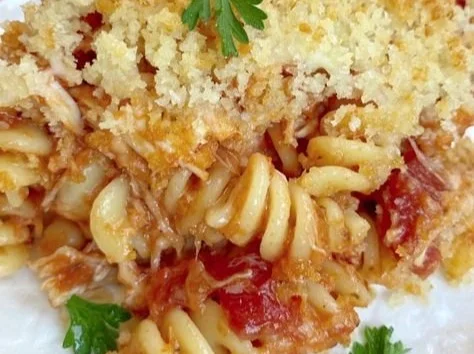 Chicken Parmesan & Pasta Casserole 4 Chicken Parmesan & Pasta Casserole