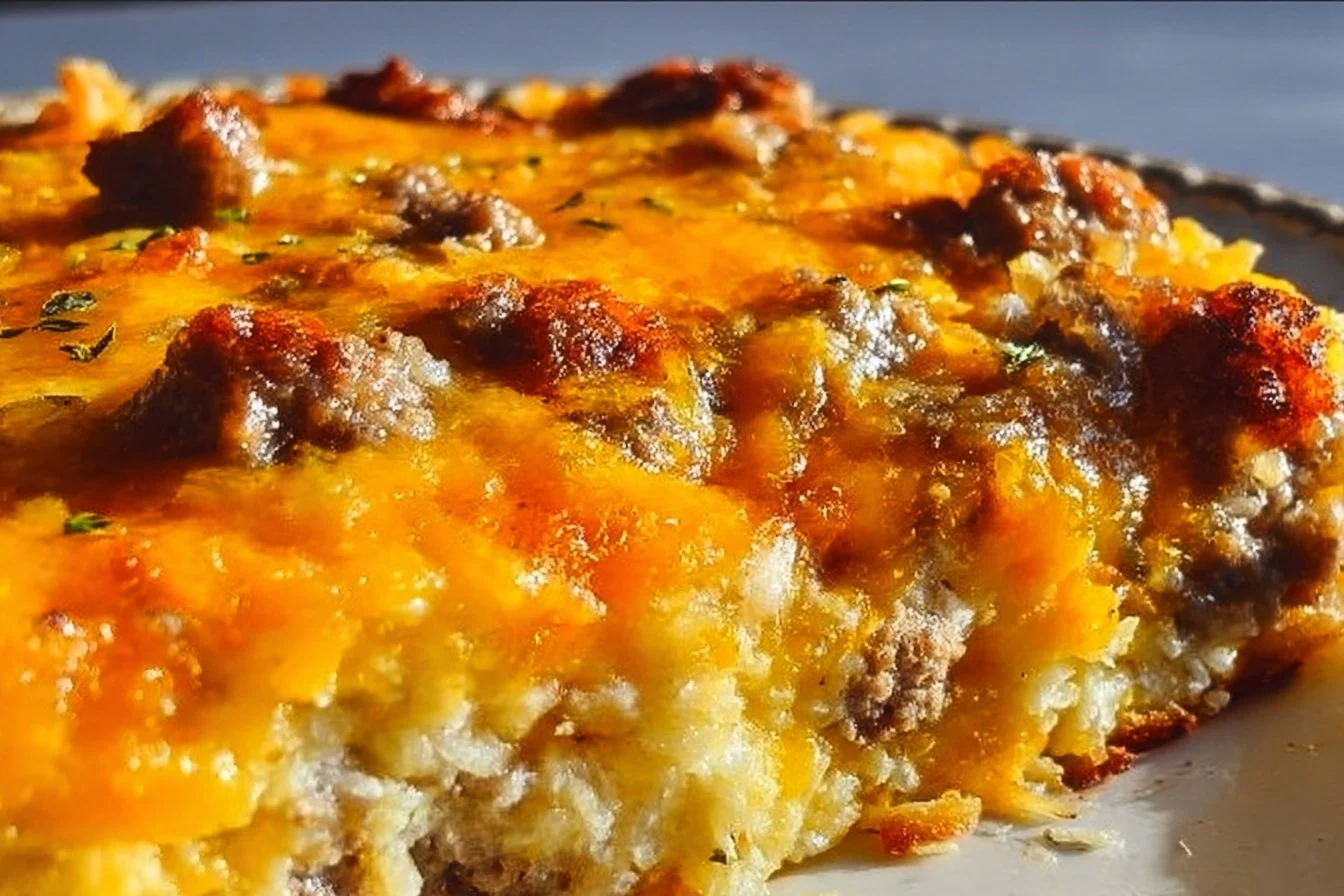 Classic Breakfast Hashbrown Casserole 5 Delicious classic breakfast hashbrown casserole with cheese and eggs