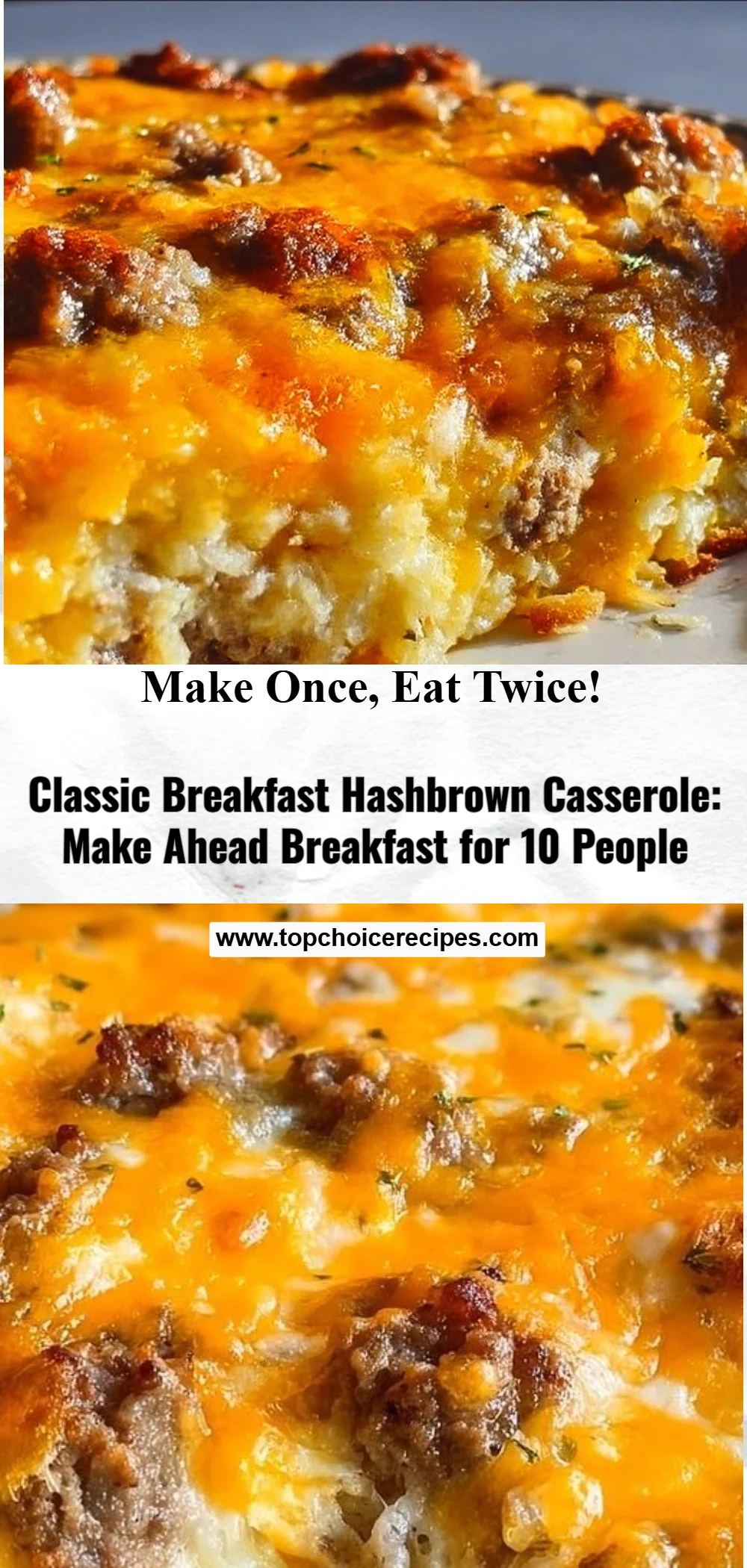 Classic Breakfast Hashbrown Casserole 6 Classic Breakfast Hashbrown Casserole