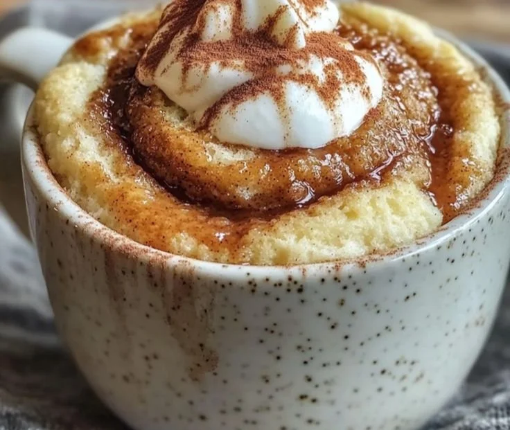 Cottage Cheese Cinnamon Roll Mug Cake 6 Cottage Cheese Cinnamon Roll Mug Cake