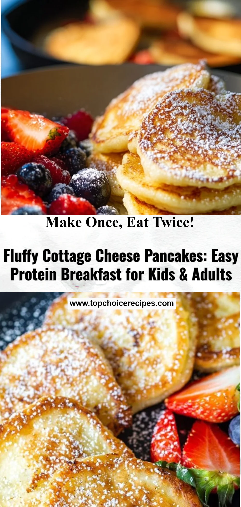 Cottage Cheese Pancakes