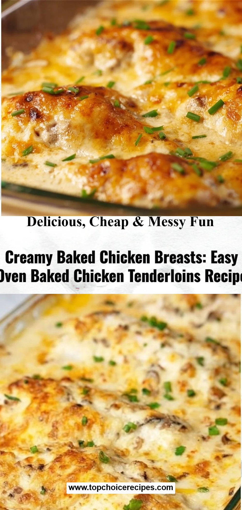 Creamy Baked Chicken Breasts 5 Creamy Baked Chicken Breasts