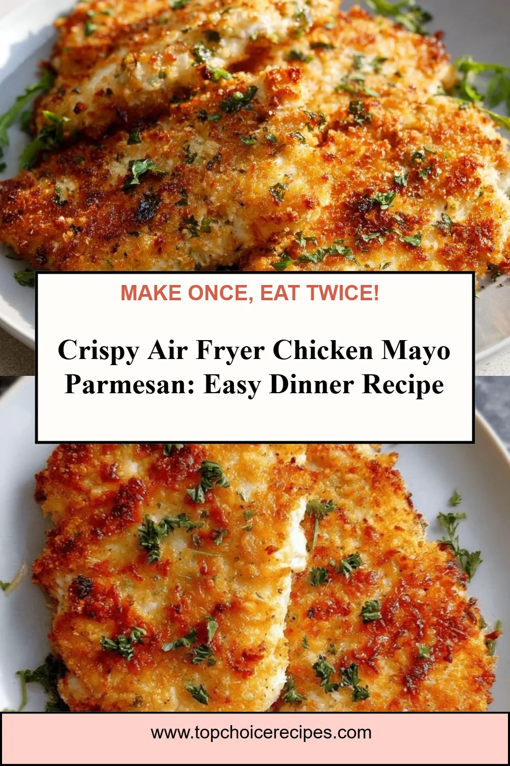 Crispy Air Fryer Parmesan Chicken 5 Crispy Air Fryer Parmesan Chicken