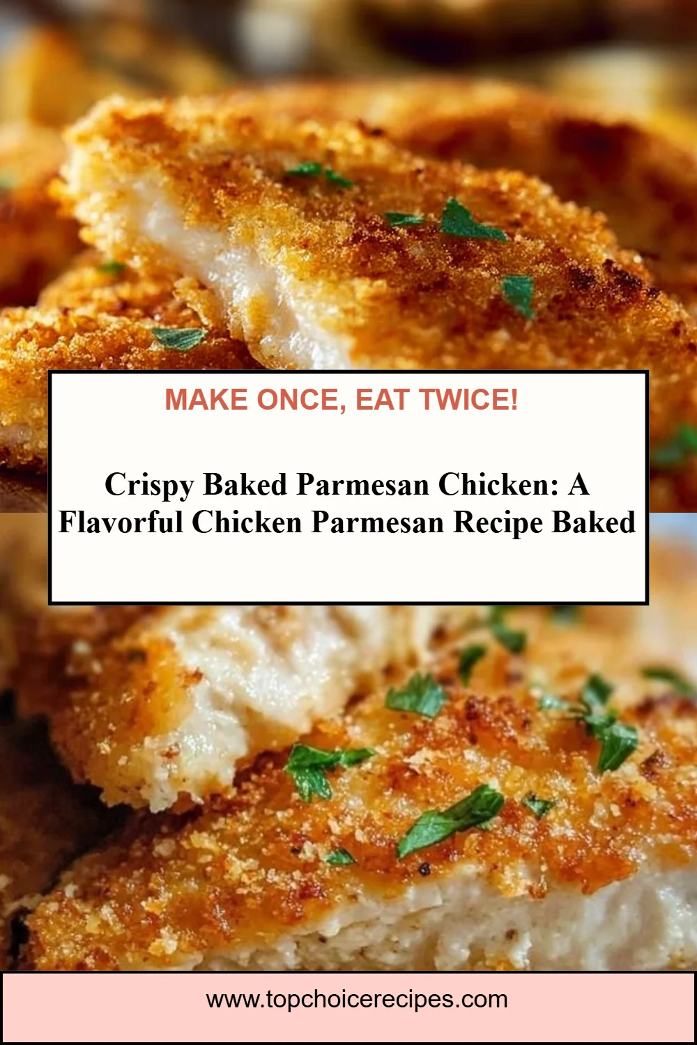 Crispy Baked Parmesan Chicken 6 Crispy Baked Parmesan Chicken