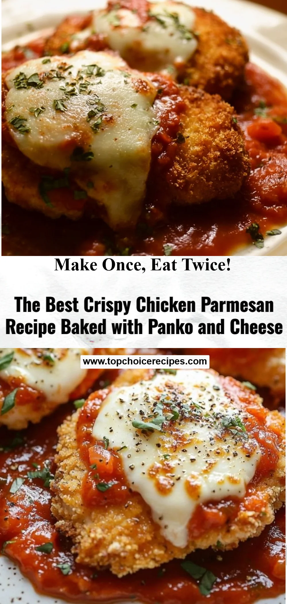 Crispy Chicken Parmesan 5 Crispy Chicken Parmesan