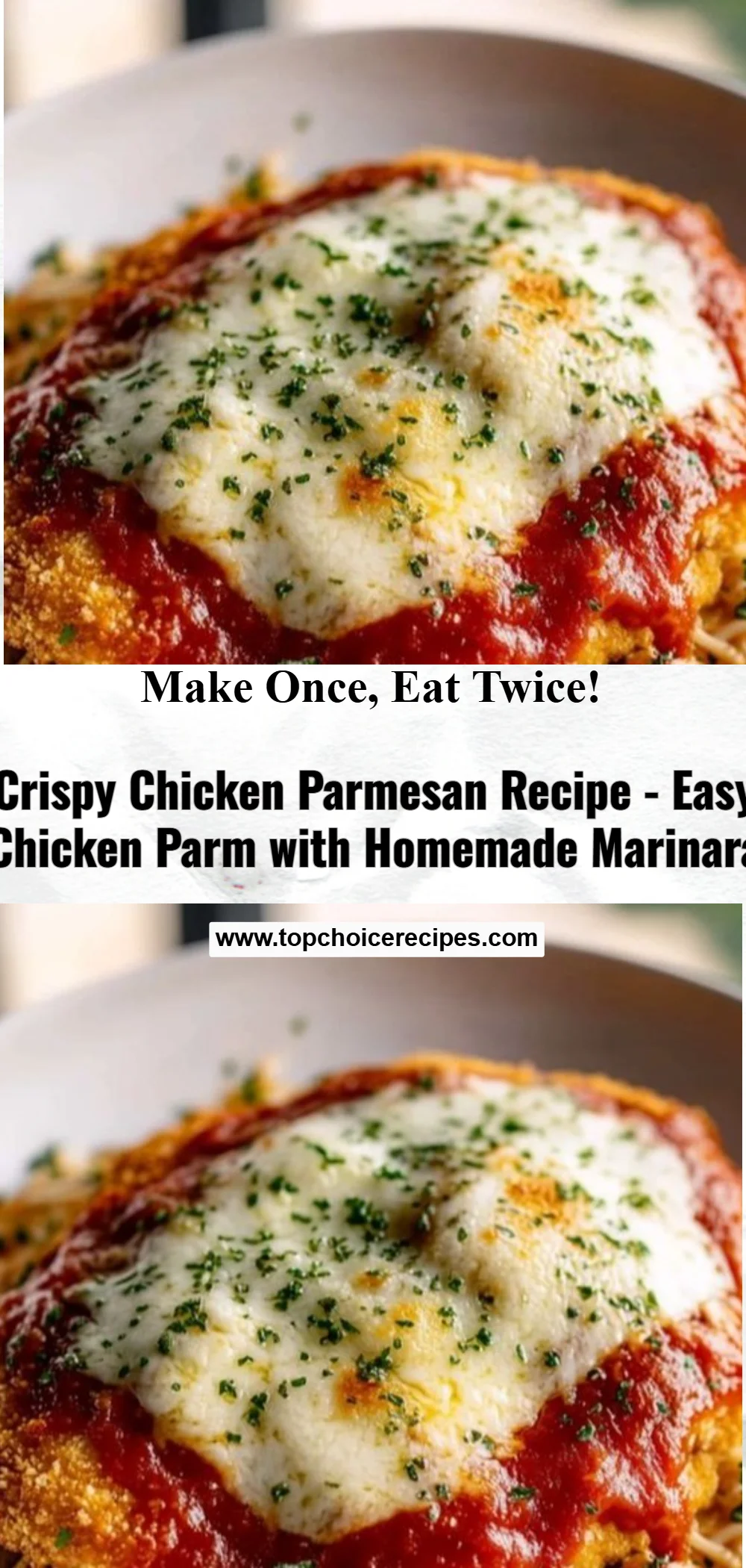 Crispy Chicken Parmesan 5 Crispy Chicken Parmesan