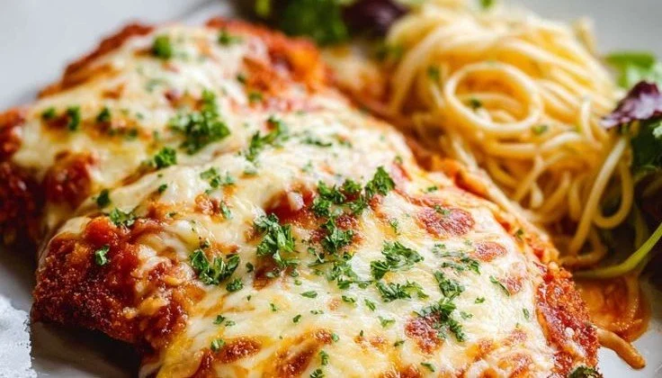 Crispy Chicken Parmigiana