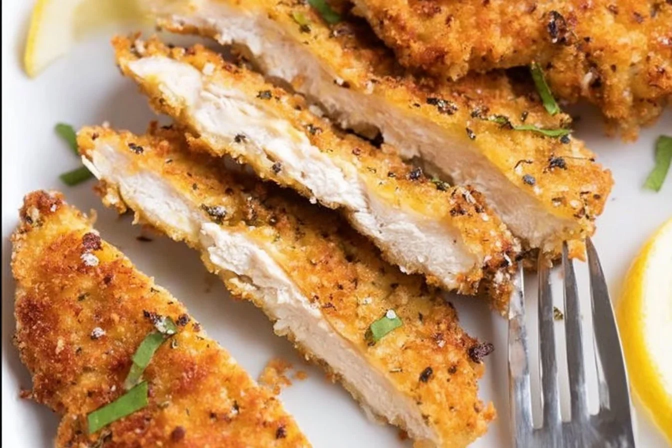 Crispy Parmesan Chicken Cutlets