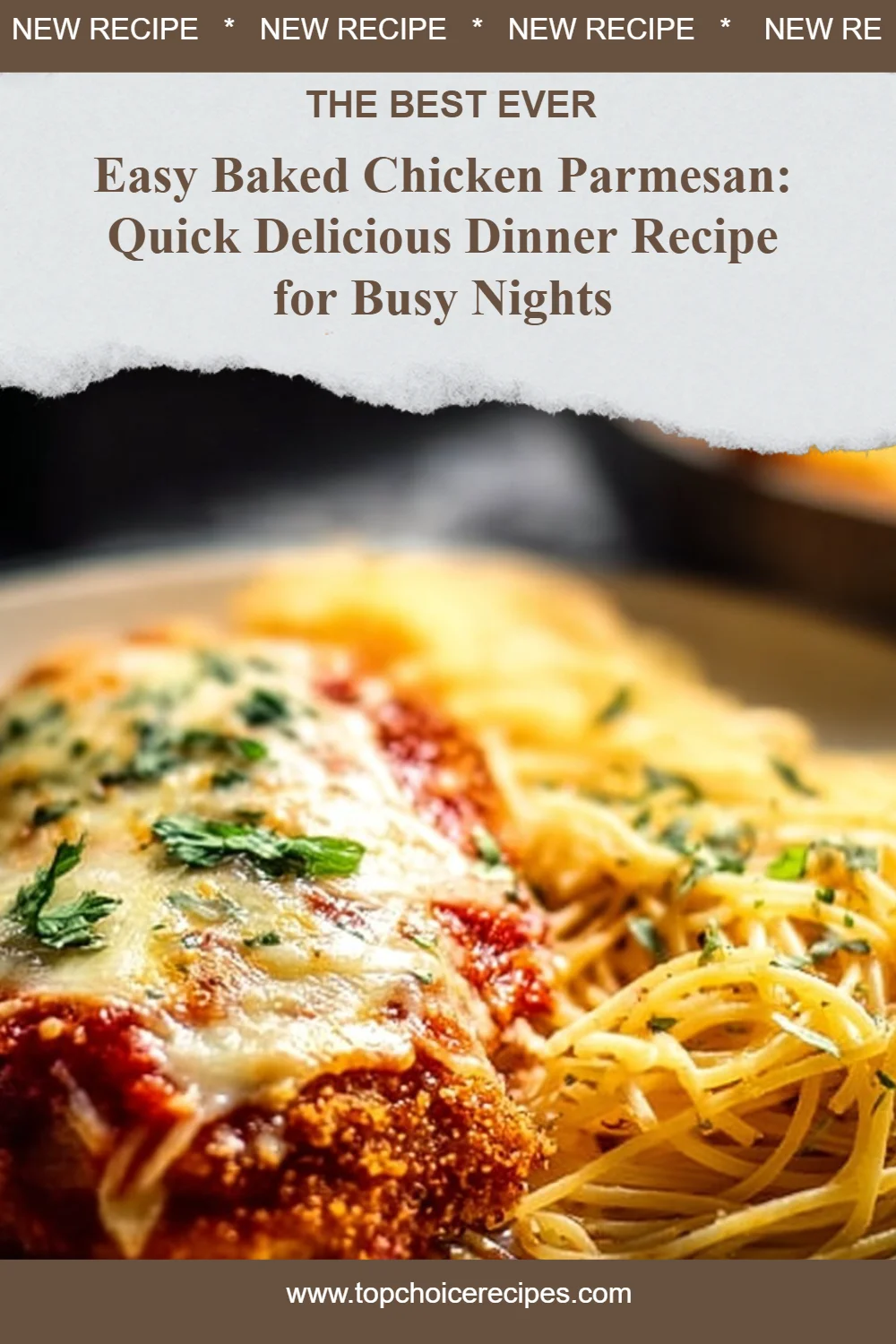 Easy Baked Chicken Parmesan 6 Easy Baked Chicken Parmesan
