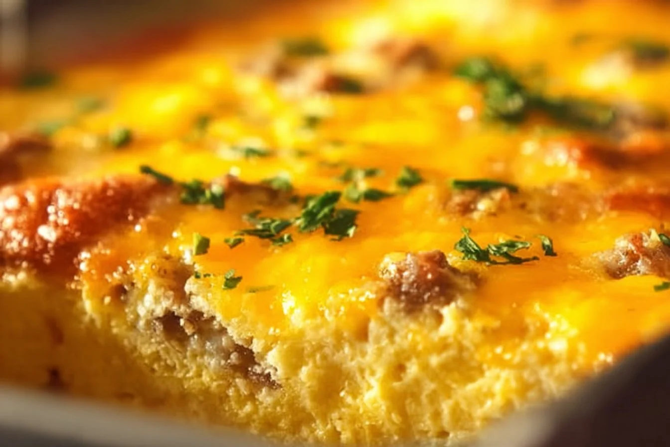 Easy Breakfast Casserole 5 Easy breakfast casserole with eggs, cheese, and vegetables baked to perfection.