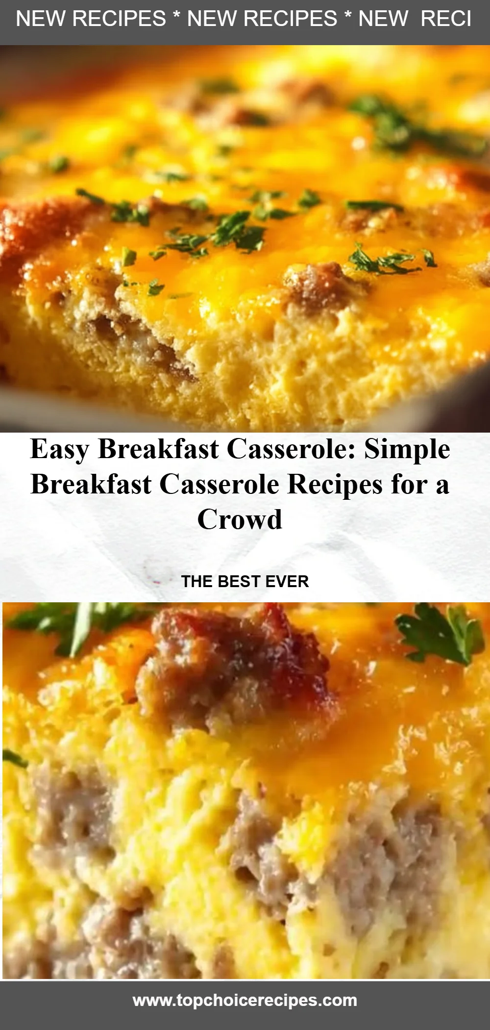 Easy Breakfast Casserole 6 Easy Breakfast Casserole