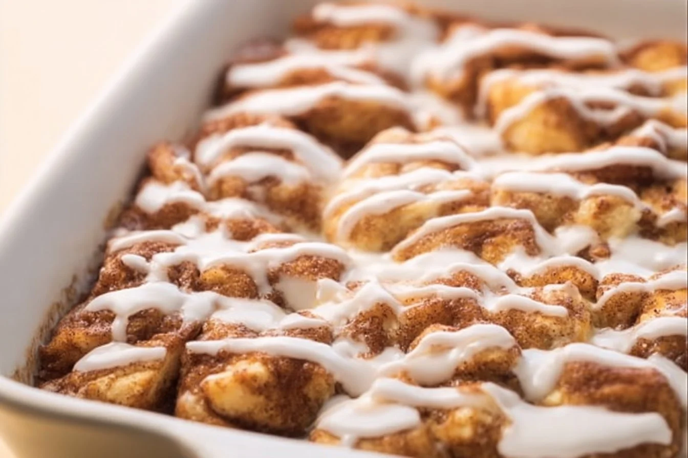Easy Cinnamon Roll Casserole 6 Easy Cinnamon Roll Casserole