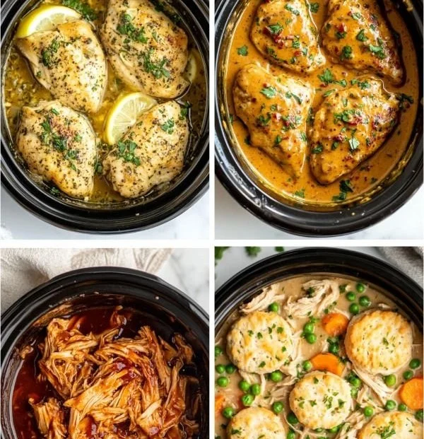 Easy Crockpot Chicken Breast