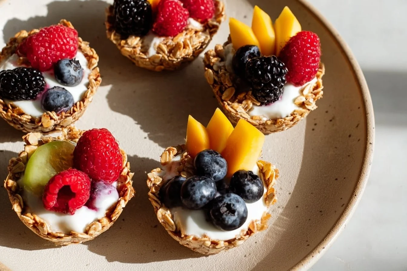Easy Healthy Breakfast Granola Cups