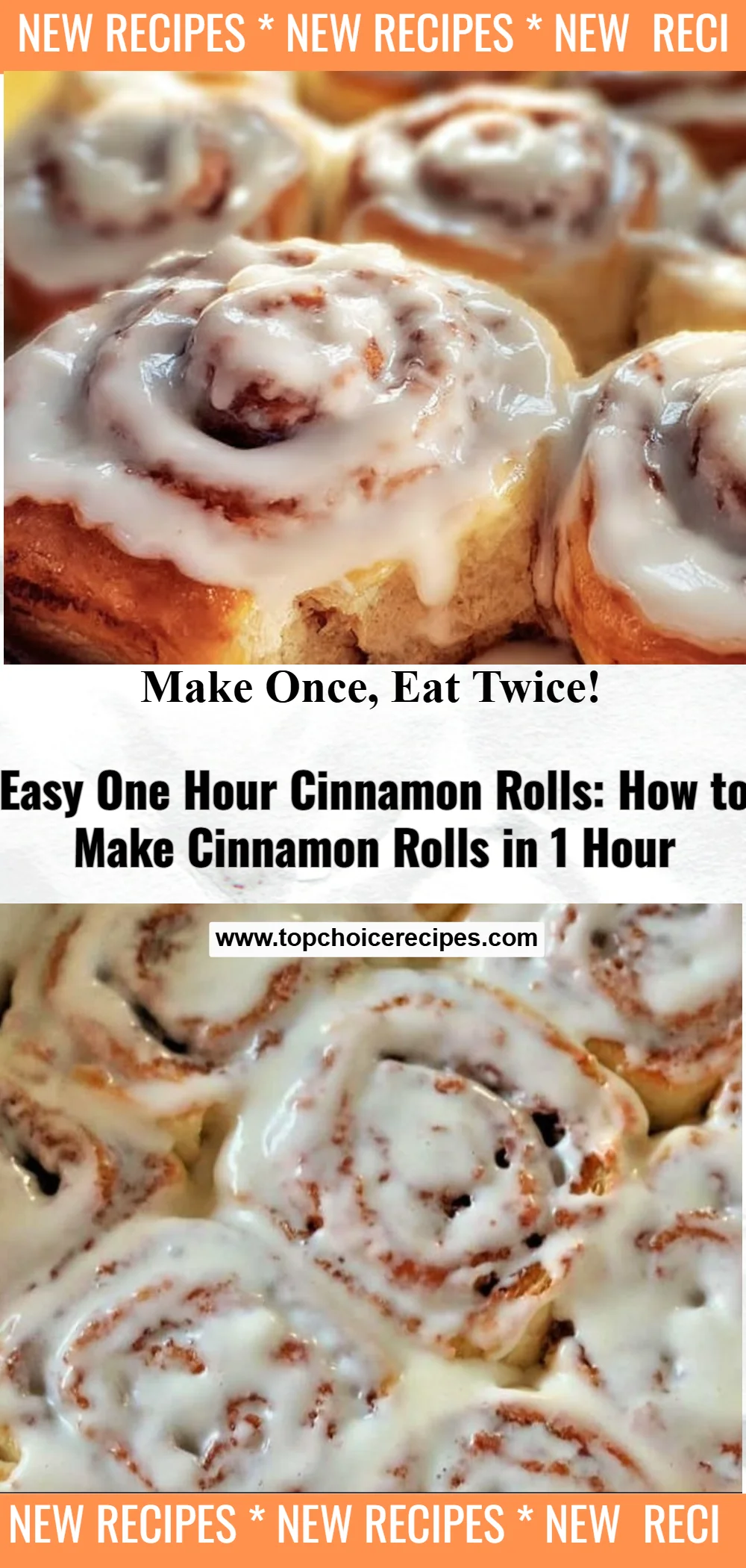 Easy One Hour Cinnamon Rolls