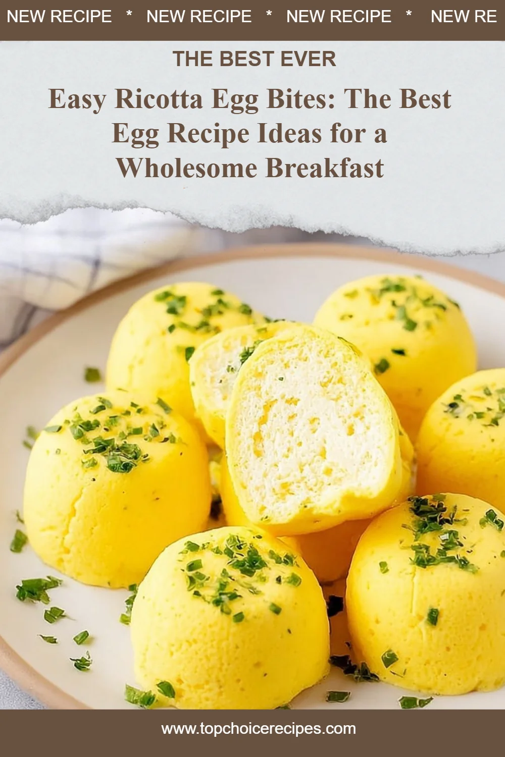 Easy Ricotta Egg Bites