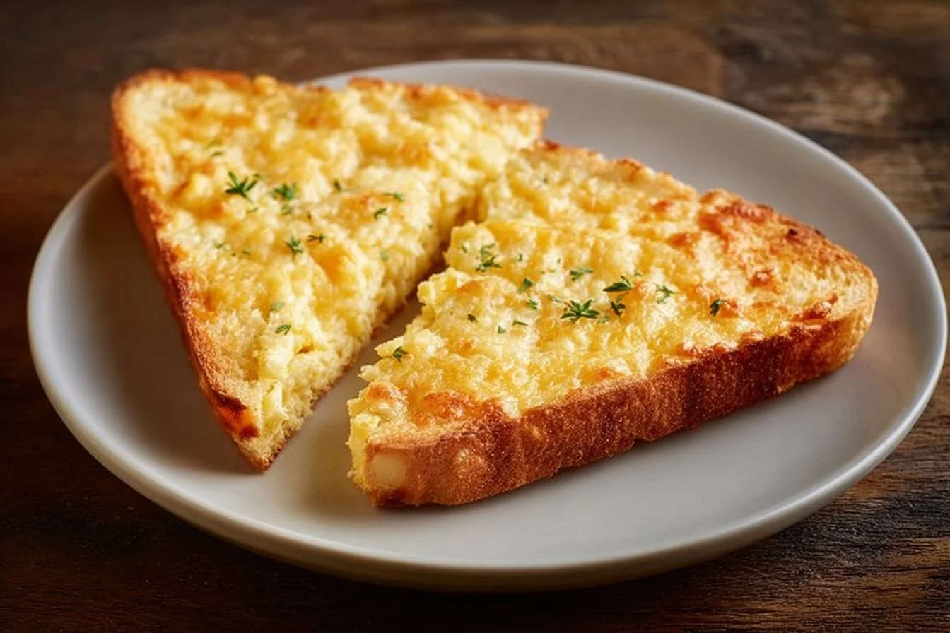 Egg and Cheese Toasts topped with fresh herbs and spices for a delicious breakfast