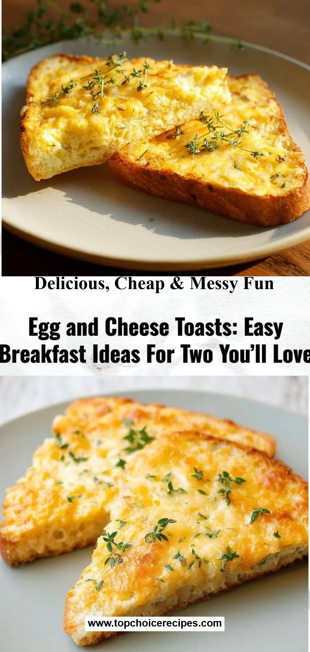 Egg and Cheese Toasts 5 Egg and Cheese Toasts