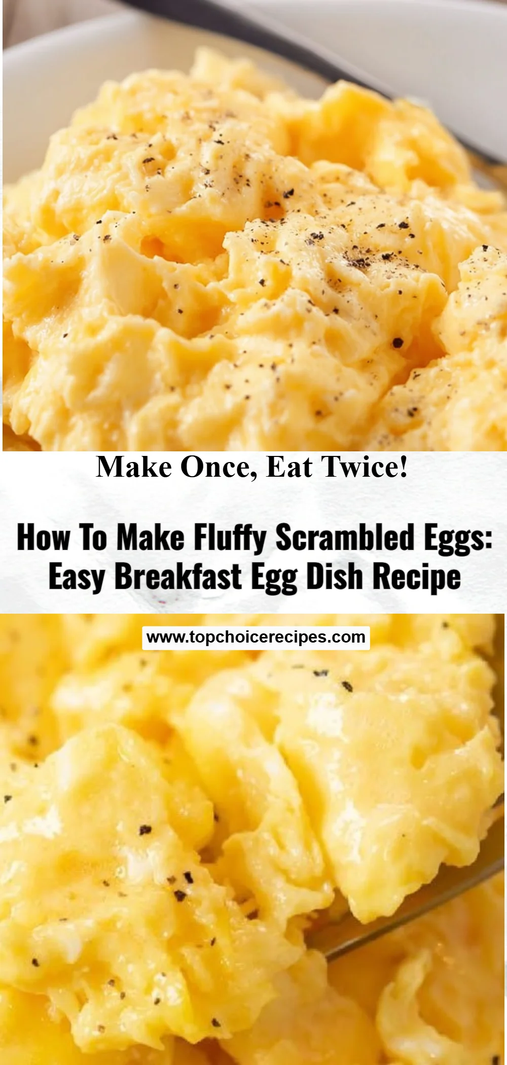 Fluffy Scrambled Eggs