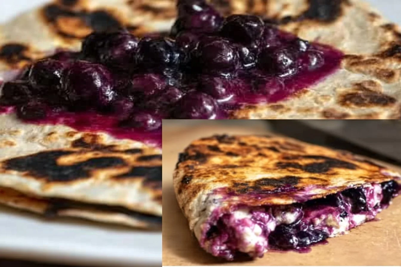 Fruit Quesadillas 4 Delicious fruit quesadillas filled with fresh fruits and melted cheese