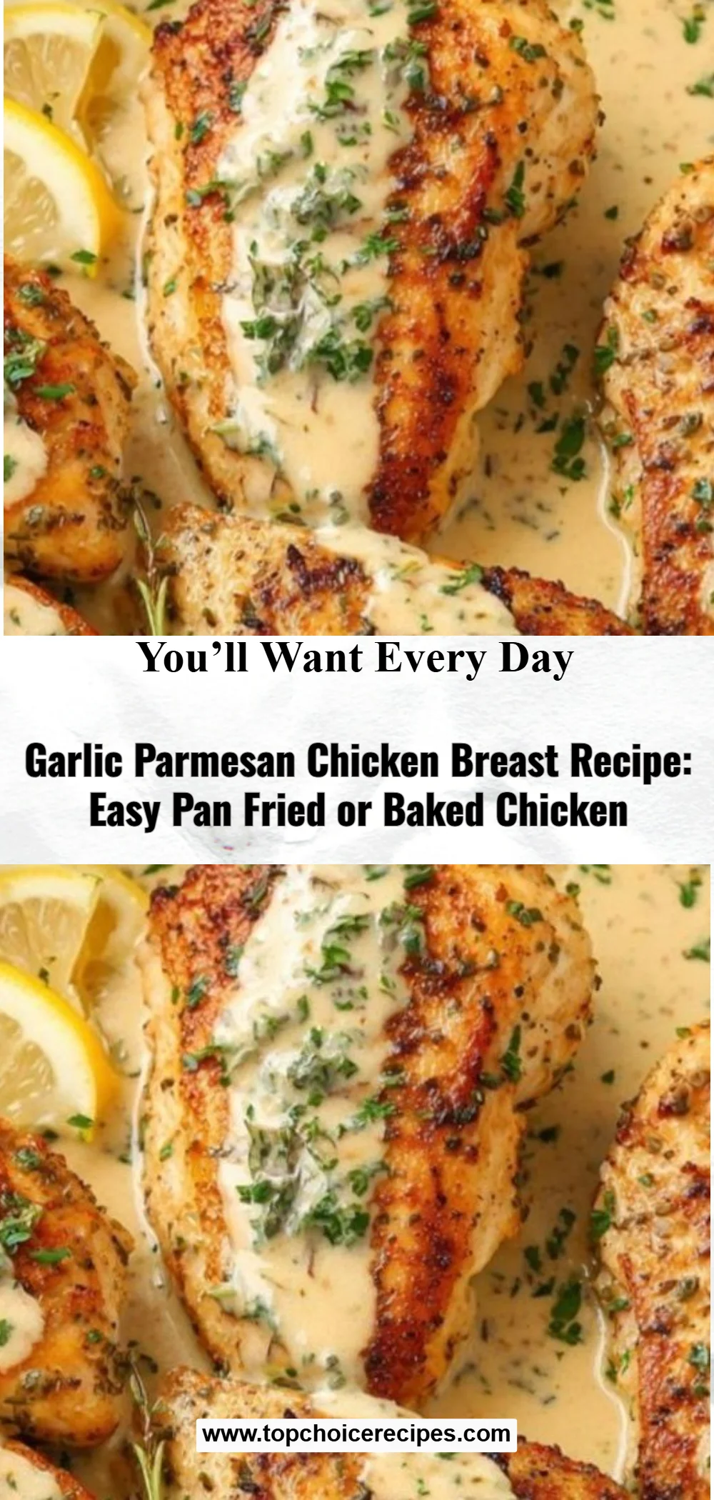 Garlic Parmesan Chicken Breasts