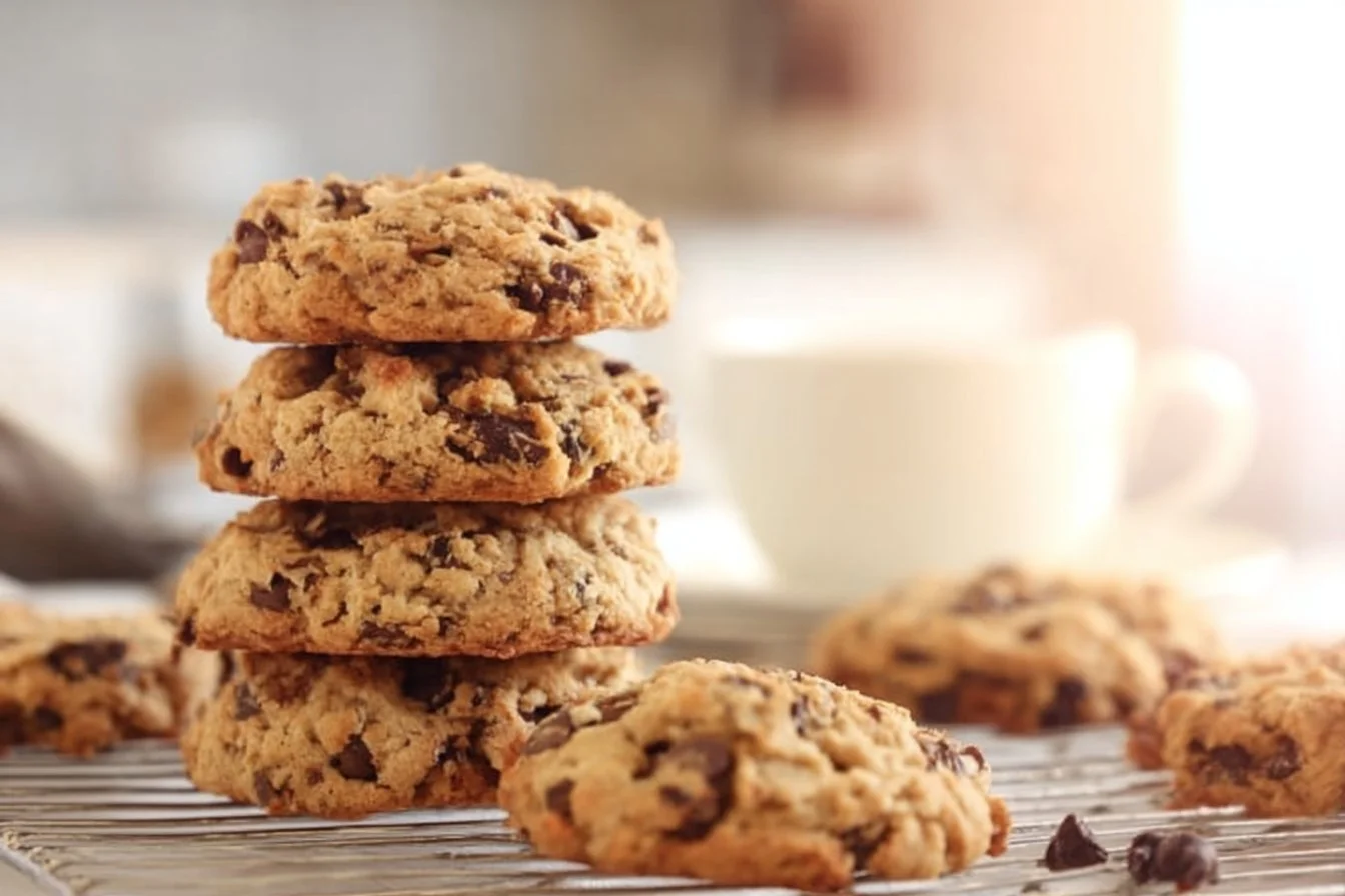 Good Morning Breakfast Cookies 4 Healthy homemade breakfast cookies filled with oats and fruits.