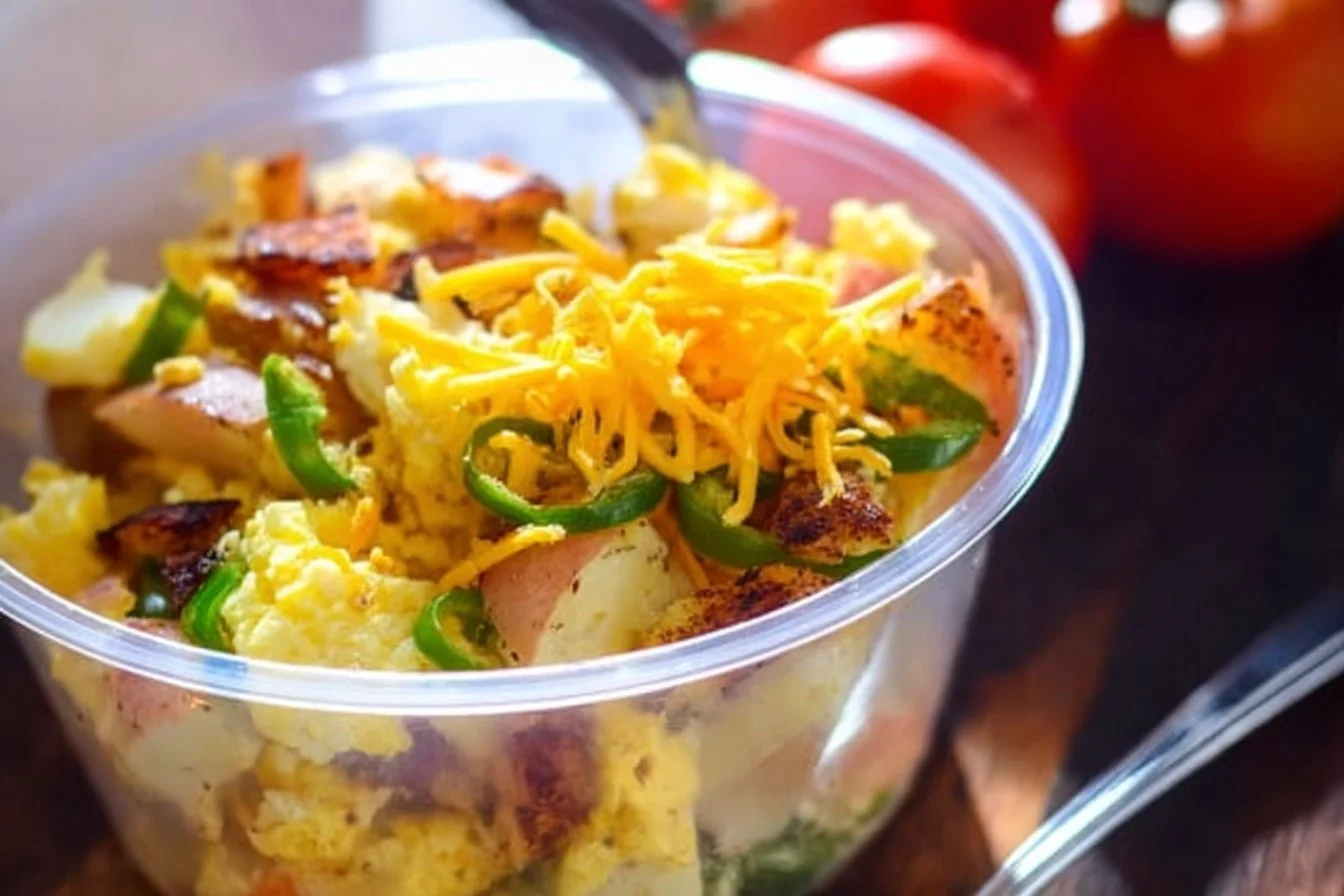Healthy make ahead breakfast bowls ready for quick morning meals