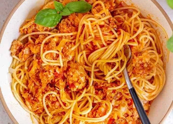 Ground Chicken Parmesan