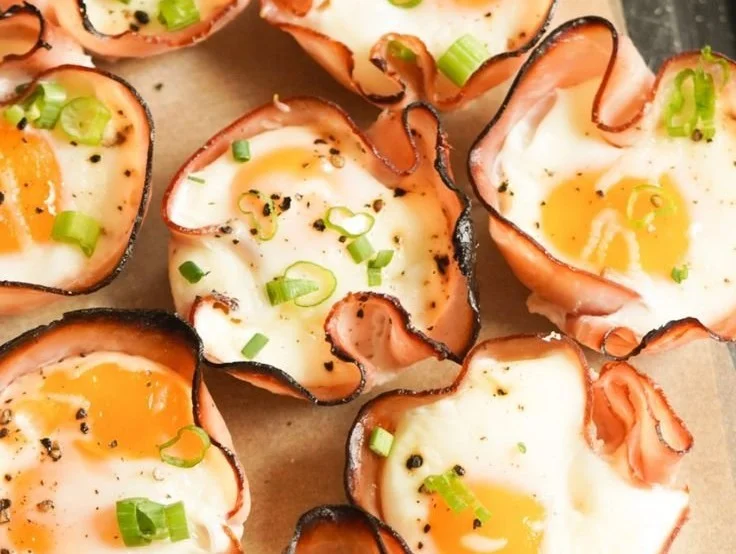 Ham and Cheese Egg Cups