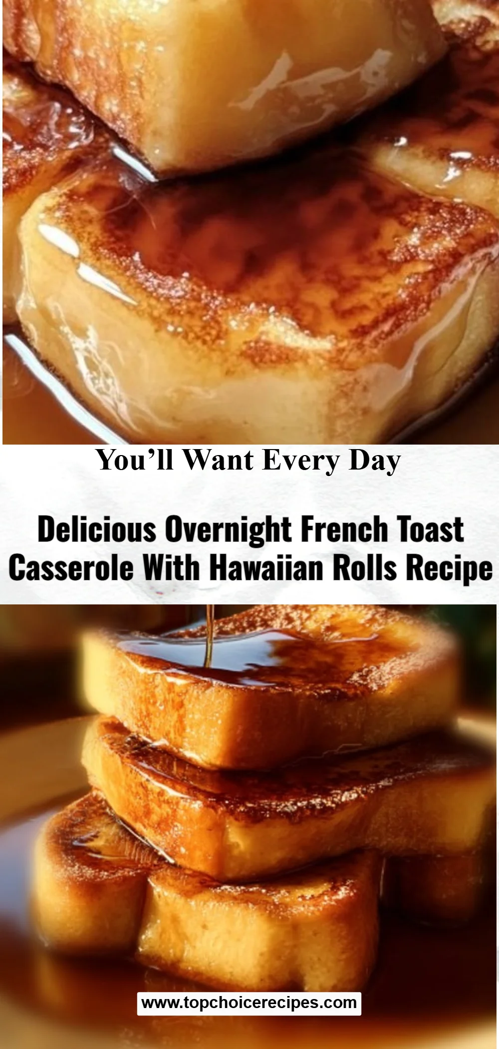 Hawaiian Roll French Toast