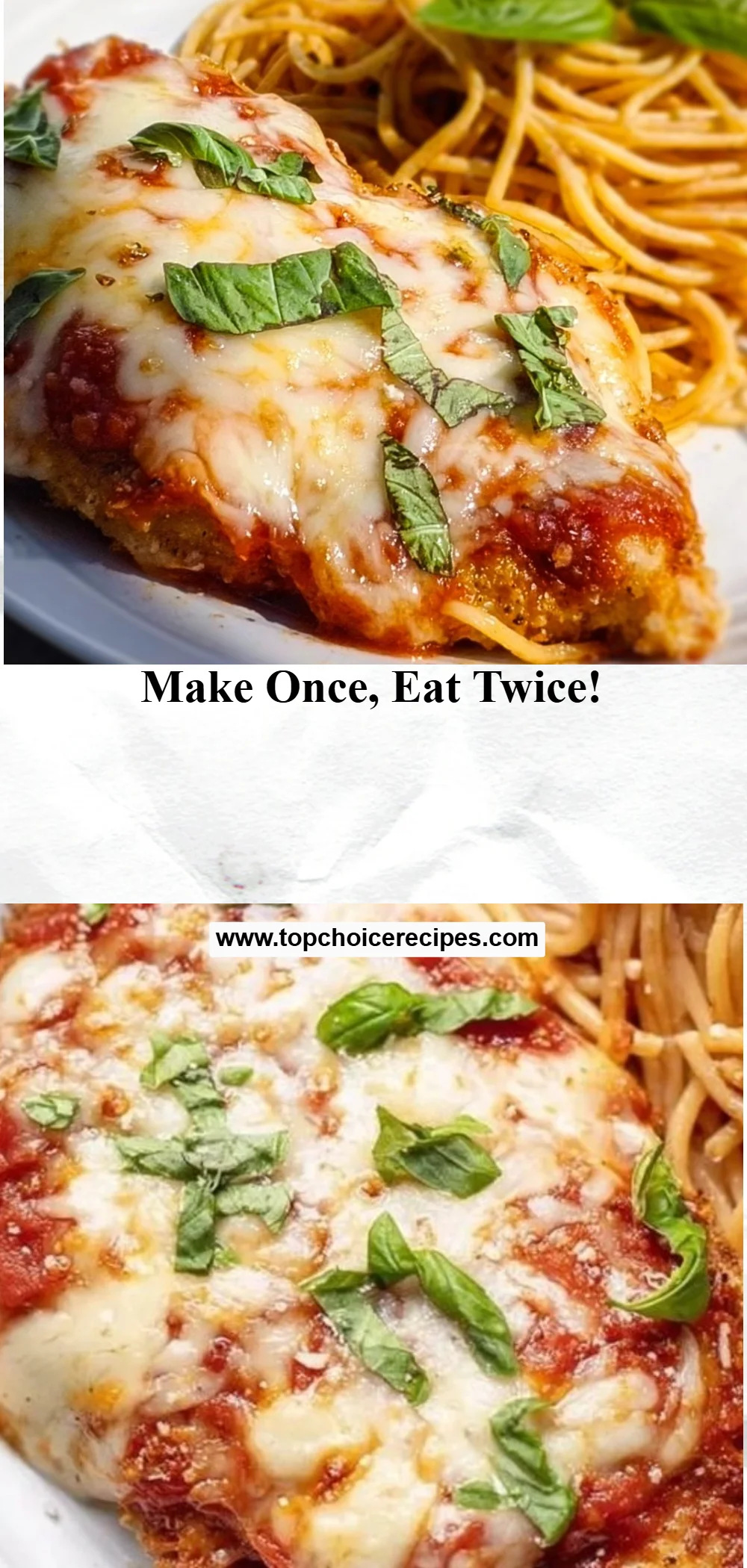 Healthy Baked Chicken Parmesan