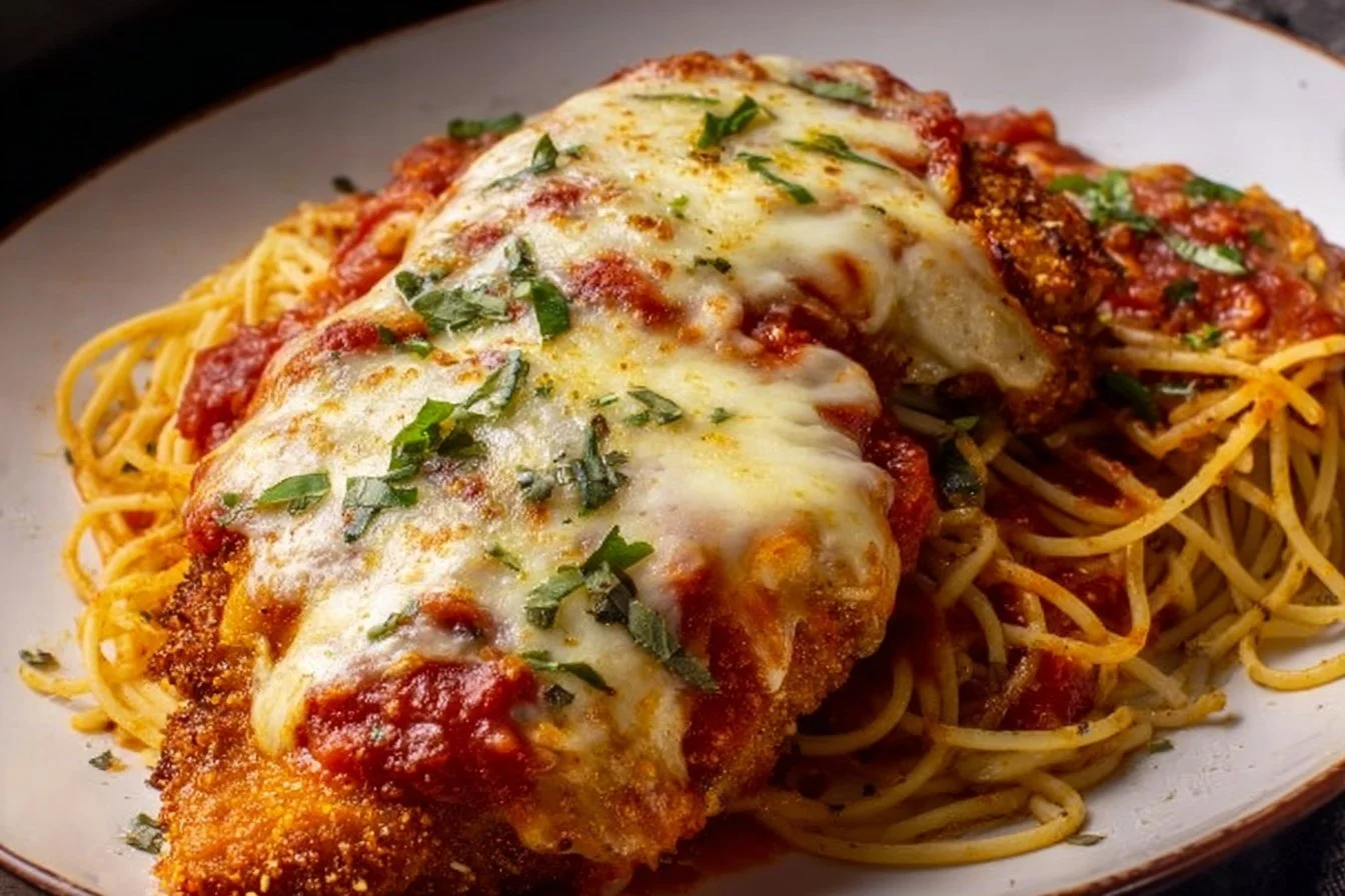 Healthy chicken parmesan with a nutritious twist on the classic dish