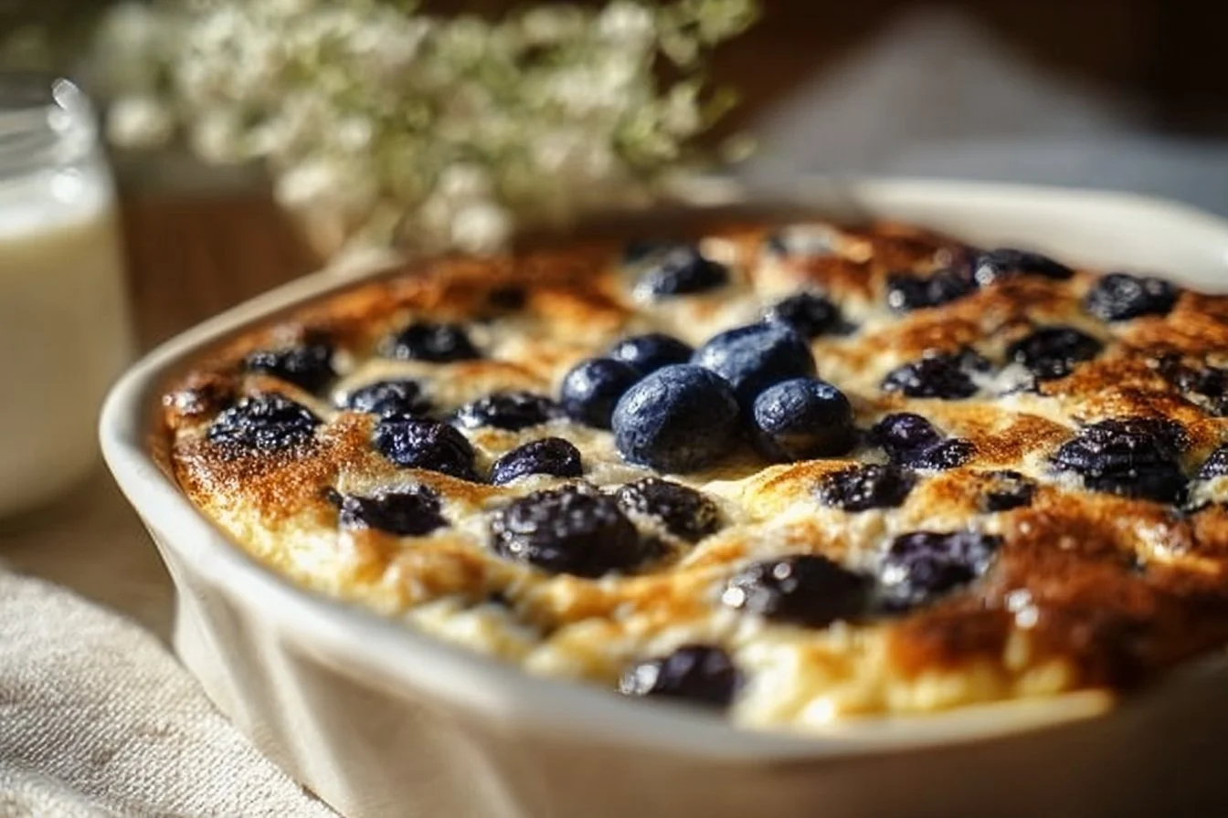 High-Protein Lemon Blueberry Breakfast Bake