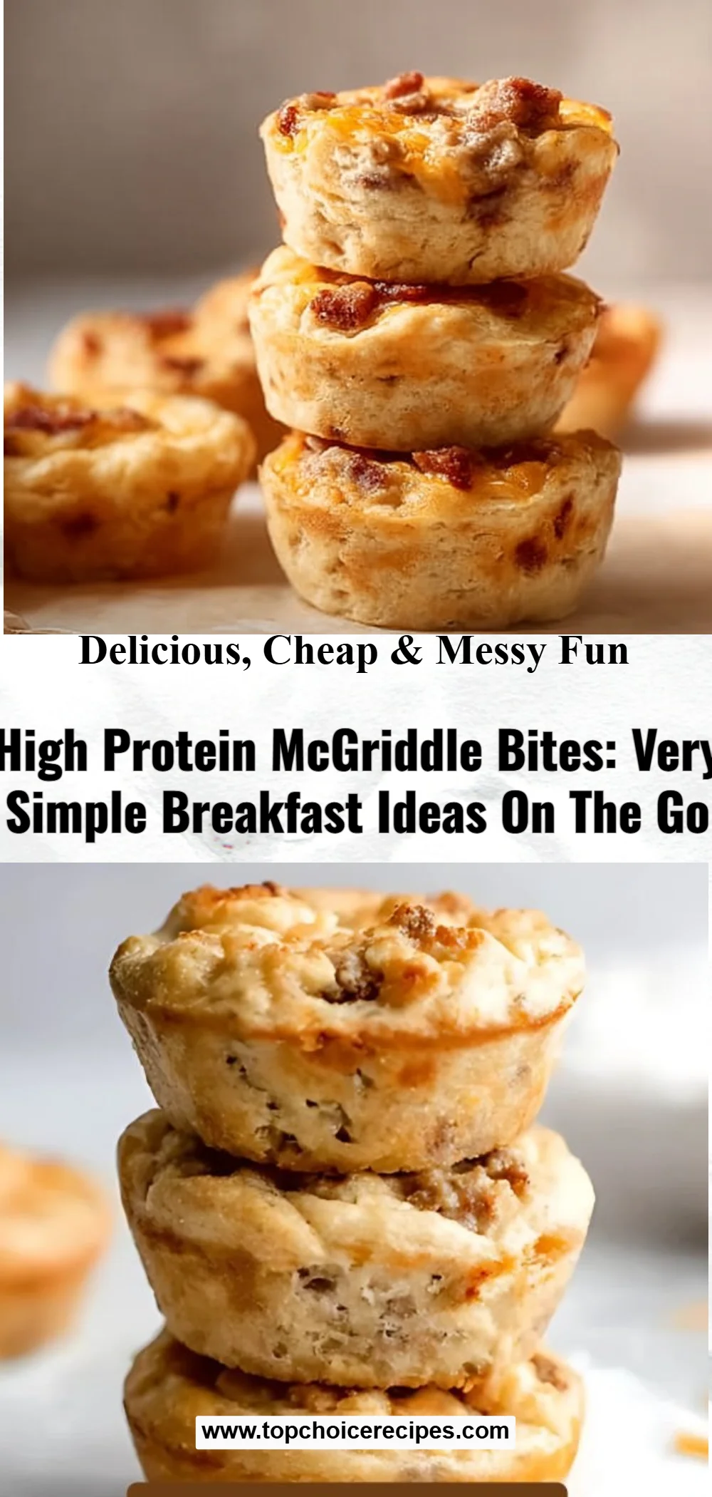 High Protein McGriddle Bites 6 High Protein McGriddle Bites