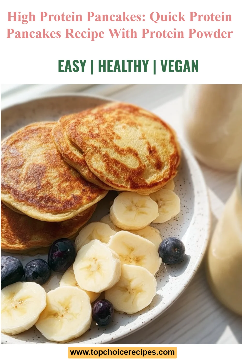 High Protein Pancakes 6 High Protein Pancakes