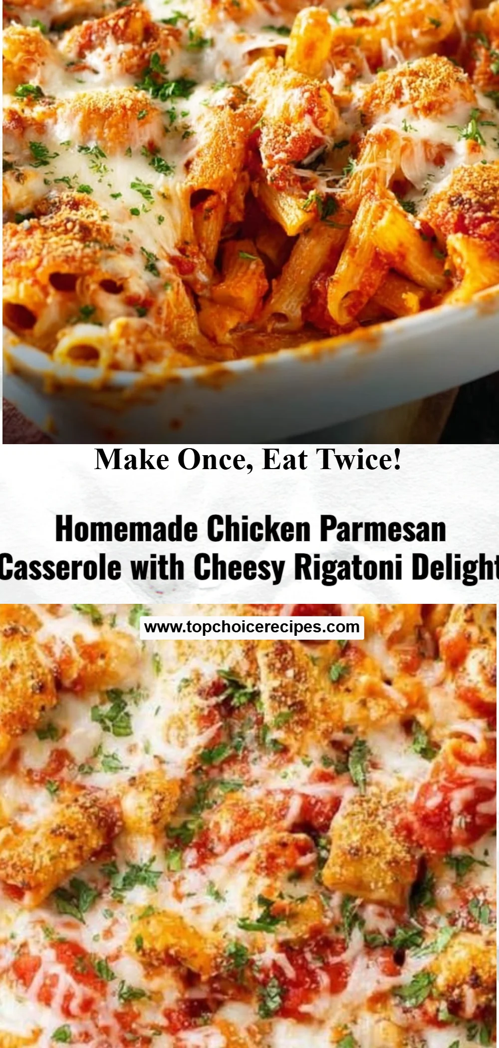 Homemade Chicken Parmesan Casserole 6 Homemade Chicken Parmesan Casserole