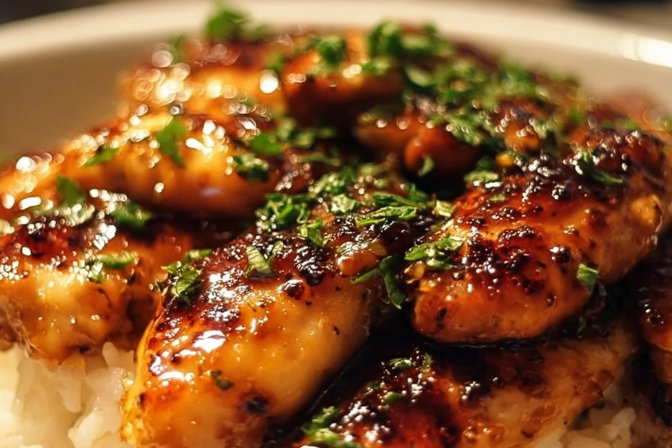 Honey Garlic Chicken Breasts 5 Honey Garlic Chicken Breasts