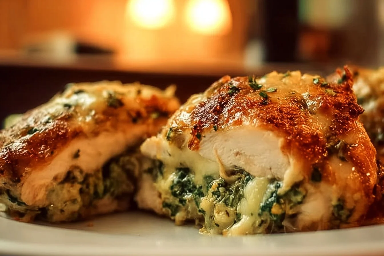 Irresistible Ruth's Chris Stuffed Chicken