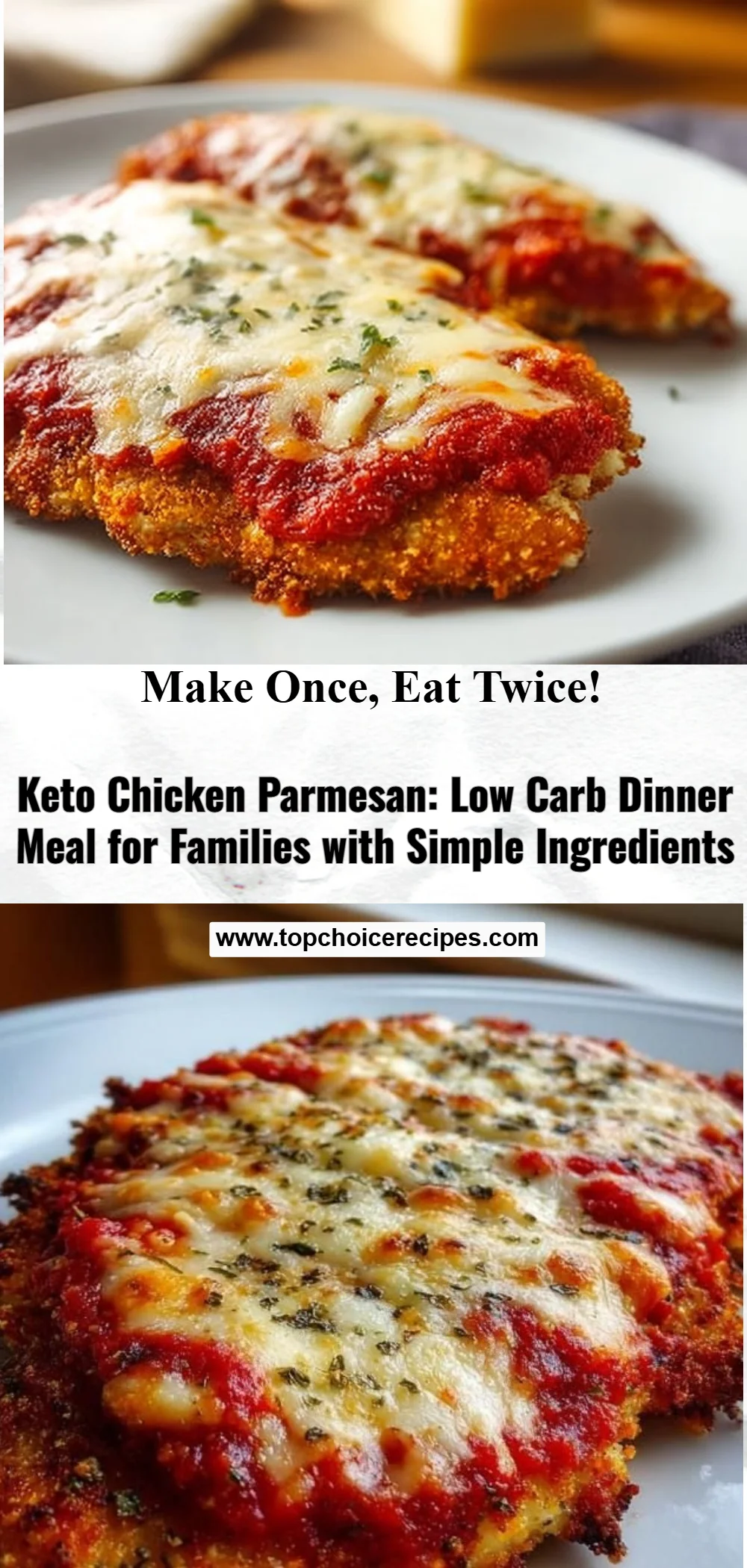 Keto Chicken Parmesan