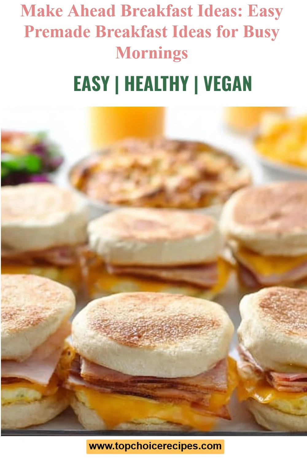 Make Ahead Breakfast Ideas 6 Make Ahead Breakfast Ideas