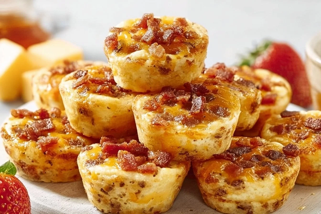 McGriddle Bites 5 Delicious McGriddle Bites featuring pancakes and savory fillings for breakfast.