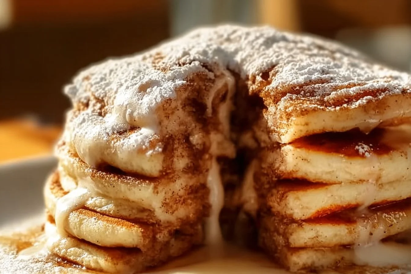 Nancy's Cinnamon Roll Pancakes