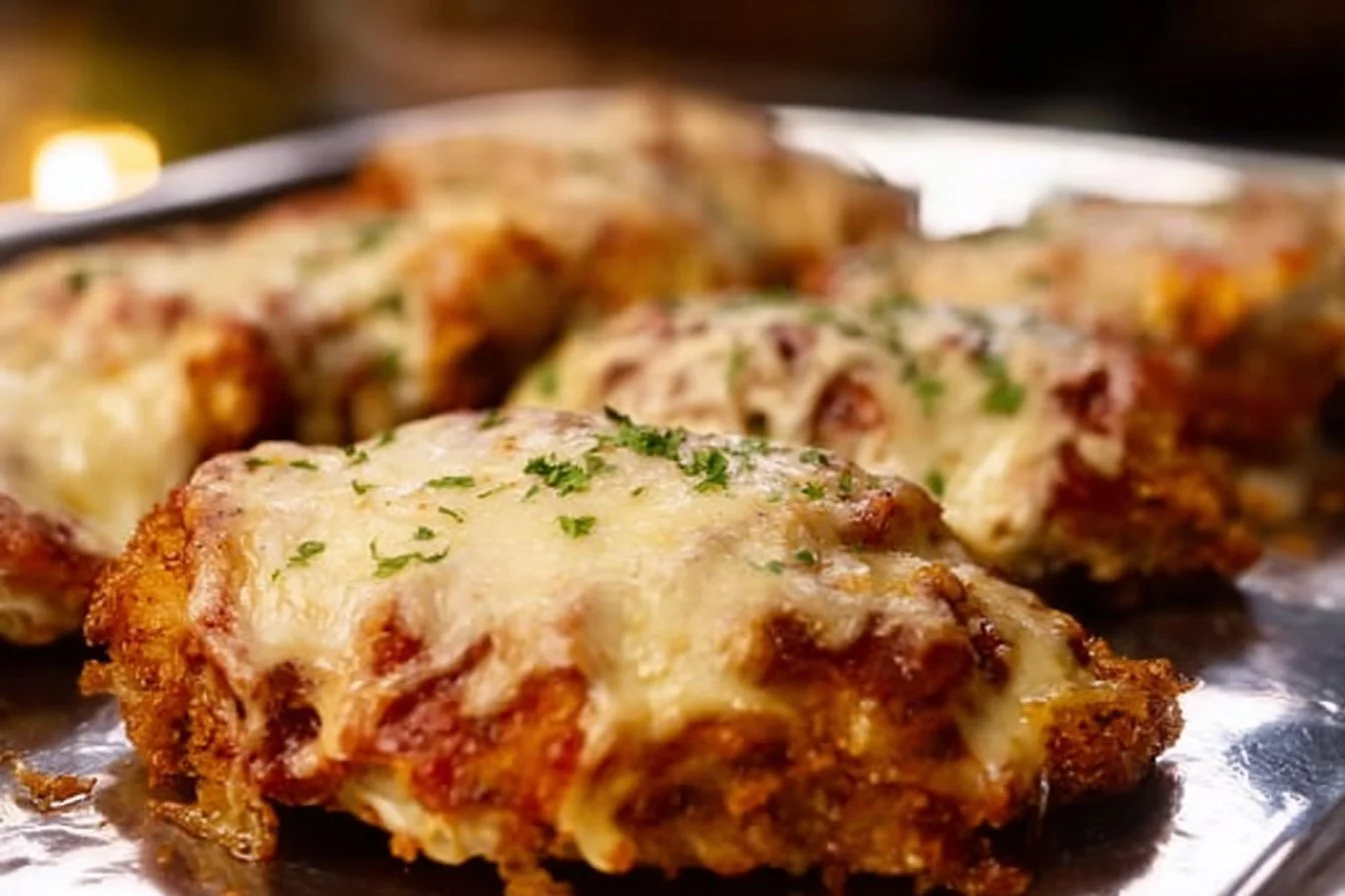 Oven Baked Chicken Parmesan
