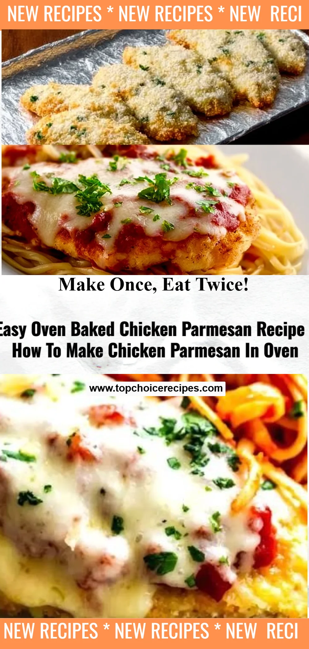 Oven Baked Chicken Parmesan