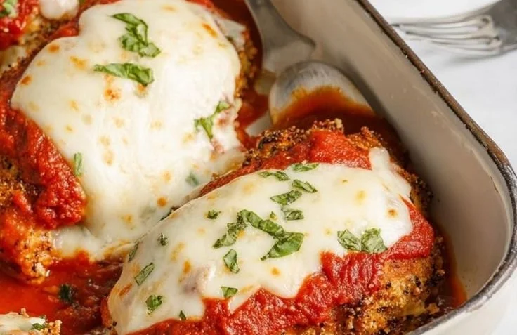 Oven Baked Chicken Parmesan 5 Oven Baked Chicken Parmesan