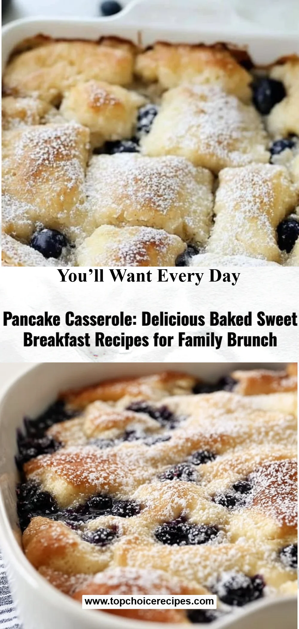 Pancake Casserole 6 Pancake Casserole