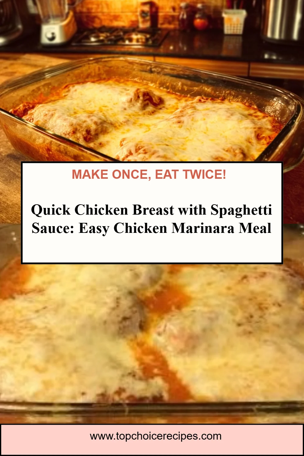 Quick Chicken with Spaghetti Sauce