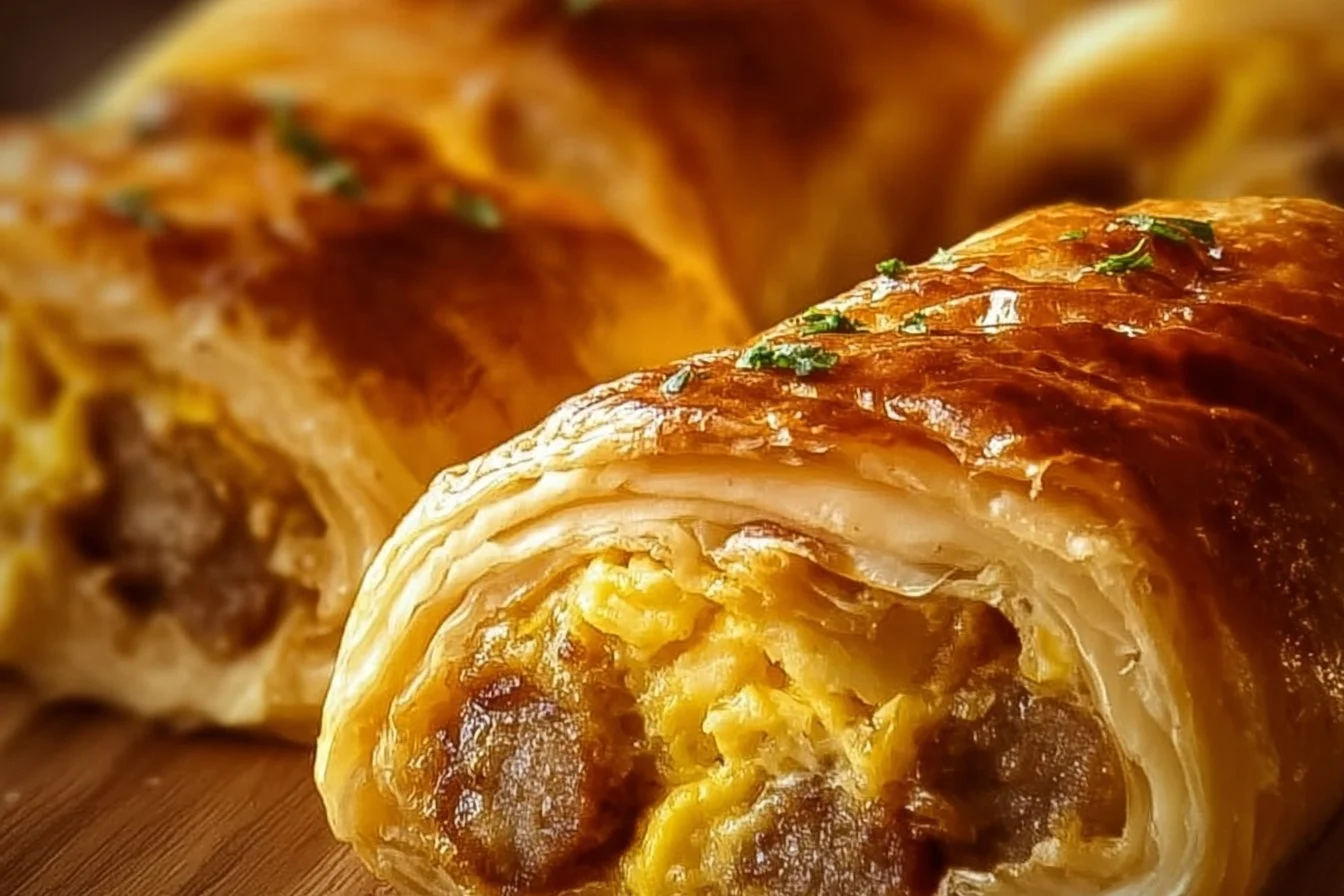 Sausage and Egg Breakfast Rolls