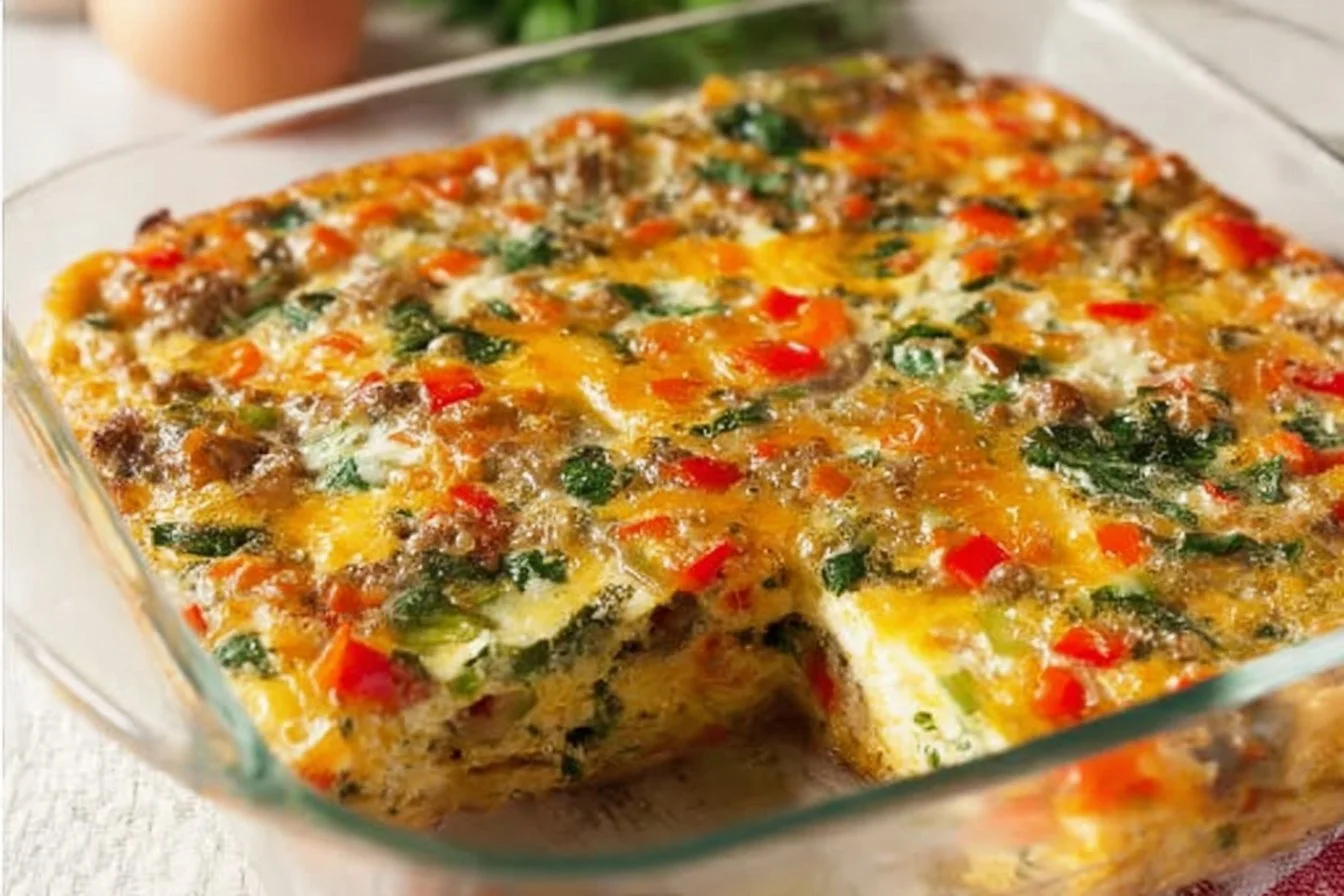 Sausage and Egg Whole30 Breakfast Casserole 6 Sausage and Egg Whole30 Breakfast Casserole